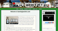 Desktop Screenshot of banningteachers.com